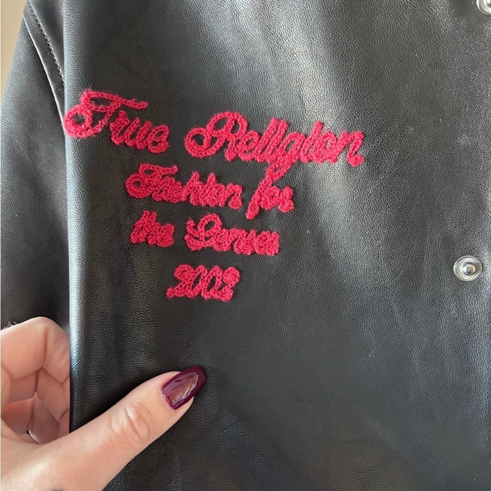 True Religion Varsity Jacket Size M - Picture 4 of 5